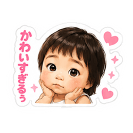かわいいマイベビー【日常編】 Slack・Teams・Discord カスタム絵文字 6