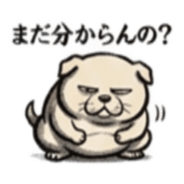 【でっぷりイヌ】太々しい！日常シュール犬 Slack・Teams・Discord カスタム絵文字 14