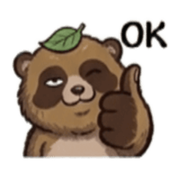 【でっぷりタヌキ】太々しい！日常シュール Slack・Teams・Discord カスタム絵文字 16
