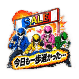 日常戦隊アルンジャー あるある 40種類 Slack・Teams・Discord カスタム絵文字 9