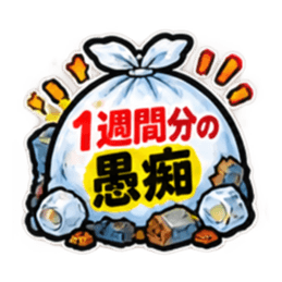 消したい言葉ゴミ袋 40種類 Slack・Teams・Discord カスタム絵文字 15