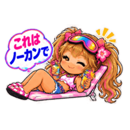 ゴーグル少女！小麦肌ギャルの日焼け事件簿 Slack・Teams・Discord カスタム絵文字 3