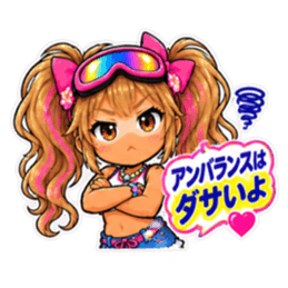 ゴーグル少女！小麦肌ギャルの日焼け事件簿 Slack・Teams・Discord カスタム絵文字 36