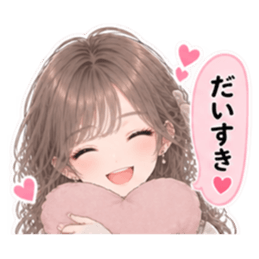 女友達との日常 女子会 かわいい40種類 Slack・Teams・Discord カスタム絵文字 2