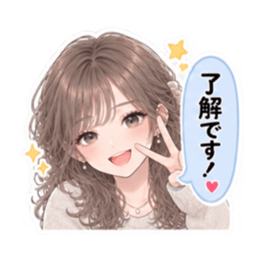 女友達との日常 女子会 かわいい40種類 Slack・Teams・Discord カスタム絵文字 40