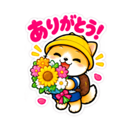 小学生犬のあんしん日常会話＆連絡スタンプ Slack・Teams・Discord カスタム絵文字 21