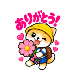 小学生犬のあんしん日常会話＆連絡スタンプ Slack・Teams・Discord カスタム絵文字 28