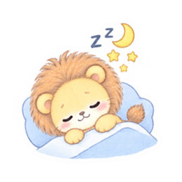気弱なライオンくん｜やさしい日常スタンプ Slack・Teams・Discord カスタム絵文字 10