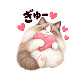 個性派にゃんこの日常 40種類 Slack・Teams・Discord カスタム絵文字 14
