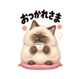個性派にゃんこの日常 40種類 Slack・Teams・Discord カスタム絵文字 21
