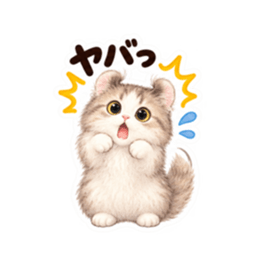 個性派にゃんこの日常 40種類 Slack・Teams・Discord カスタム絵文字 31