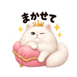 個性派にゃんこの日常 40種類 Slack・Teams・Discord カスタム絵文字 34
