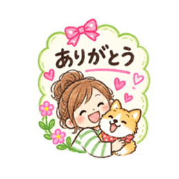 メモでデコ挨拶♪主婦とわんこのクレヨン Slack・Teams・Discord カスタム絵文字 31