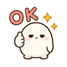 たまごくん ゆるっと無気力な日常スタンプ Slack・Teams・Discord カスタム絵文字 1