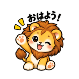 強いのに気弱な動物！豆腐メンタルスタンプ Slack・Teams・Discord カスタム絵文字 1
