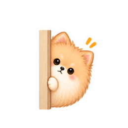 もふもふポメラニアン癒しスタンプ 40種類 Slack・Teams・Discord カスタム絵文字 12