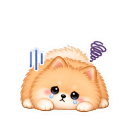 もふもふポメラニアン癒しスタンプ 40種類 Slack・Teams・Discord カスタム絵文字 17