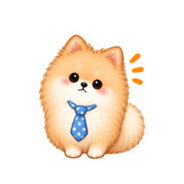もふもふポメラニアン癒しスタンプ 40種類 Slack・Teams・Discord カスタム絵文字 22