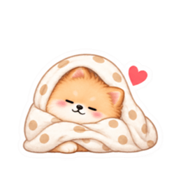もふもふポメラニアン癒しスタンプ 40種類 Slack・Teams・Discord カスタム絵文字 29