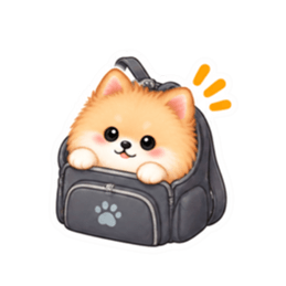 もふもふポメラニアン癒しスタンプ 40種類 Slack・Teams・Discord カスタム絵文字 39