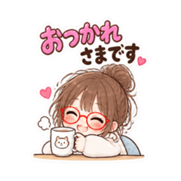 それ、私です。20代女子の日常会話スタンプ Slack・Teams・Discord カスタム絵文字 2