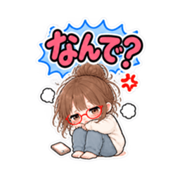 それ、私です。20代女子の日常会話スタンプ Slack・Teams・Discord カスタム絵文字 19