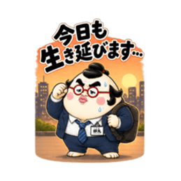 仕事できない会社員 卵丸の本音スタンプ Slack・Teams・Discord カスタム絵文字 8