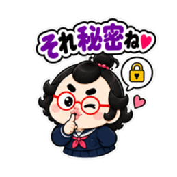 卵丸子ちゃんの中学生女子スタンプ40種類 Slack・Teams・Discord カスタム絵文字 19
