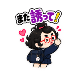 卵丸子ちゃんの中学生女子スタンプ40種類 Slack・Teams・Discord カスタム絵文字 28