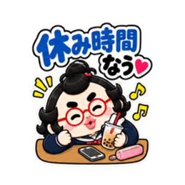 卵丸子ちゃんの中学生女子スタンプ40種類 Slack・Teams・Discord カスタム絵文字 30