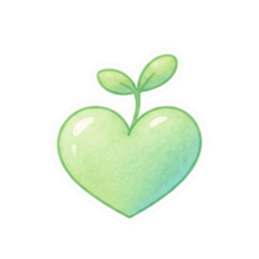 やさしいハート♡ふんわりパステルスタンプ Slack・Teams・Discord カスタム絵文字 6