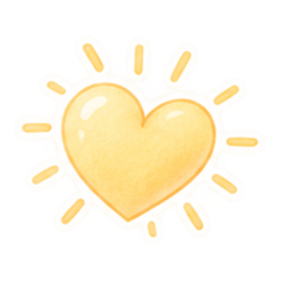 やさしいハート♡ふんわりパステルスタンプ Slack・Teams・Discord カスタム絵文字 7