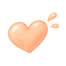 やさしいハート♡ふんわりパステルスタンプ Slack・Teams・Discord カスタム絵文字 9