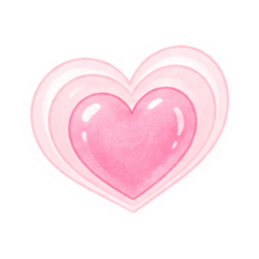やさしいハート♡ふんわりパステルスタンプ Slack・Teams・Discord カスタム絵文字 24