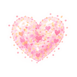 やさしいハート♡ふんわりパステルスタンプ Slack・Teams・Discord カスタム絵文字 30