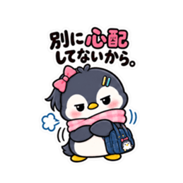 ツンデレペンギン 中学生女子の日常 40種類 Slack・Teams・Discord カスタム絵文字 11