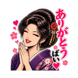 博多弁の中洲 艶子 劇画スタンプ Slack・Teams・Discord カスタム絵文字 12
