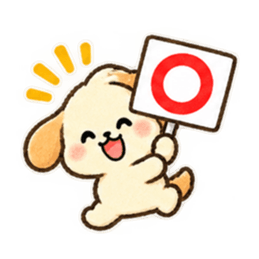 手描きわんこの毎日・文字なしスタンプ Slack・Teams・Discord カスタム絵文字 1