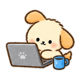 手描きわんこの毎日・文字なしスタンプ Slack・Teams・Discord カスタム絵文字 9