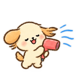 手描きわんこの毎日・文字なしスタンプ Slack・Teams・Discord カスタム絵文字 14