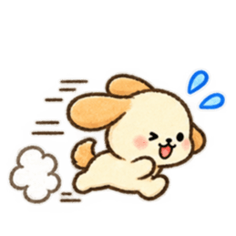 手描きわんこの毎日・文字なしスタンプ Slack・Teams・Discord カスタム絵文字 21