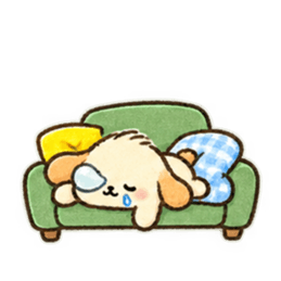 手描きわんこの毎日・文字なしスタンプ Slack・Teams・Discord カスタム絵文字 23