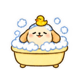 手描きわんこの毎日・文字なしスタンプ Slack・Teams・Discord カスタム絵文字 30