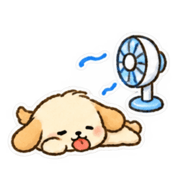 手描きわんこの毎日・文字なしスタンプ Slack・Teams・Discord カスタム絵文字 32