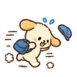 手描きわんこの毎日・文字なしスタンプ Slack・Teams・Discord カスタム絵文字 37