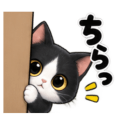 ハチワレ猫の毎日使えるスタンプ 40種類 Slack・Teams・Discord カスタム絵文字 28