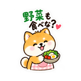 友だちなのに、おかん。世話焼き柴犬40種類 Slack・Teams・Discord カスタム絵文字 23