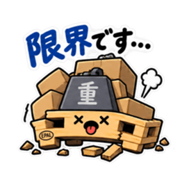 その話、積んどきます。｜働く倉庫パレット Slack・Teams・Discord カスタム絵文字 7