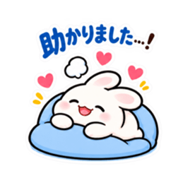 催促するの苦手うさぎ。仕事の敬語 40種類 Slack・Teams・Discord カスタム絵文字 29