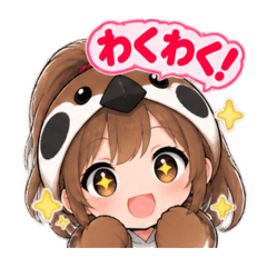 すずめ女子 ちょこまか日常 もふもふ40種類 - LINE スタンプ | LINE STORE